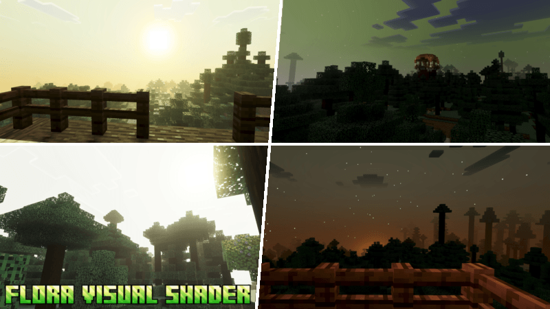 Шейдеры Флора Minecraft BE