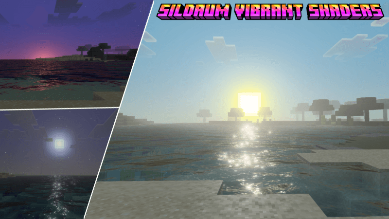 Текстуры шейдеров Sildaum Minecraft BE