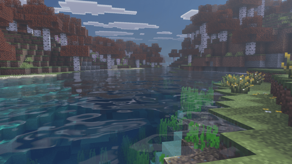 Шейдеры Сумеречные визуалы Minecraft BE