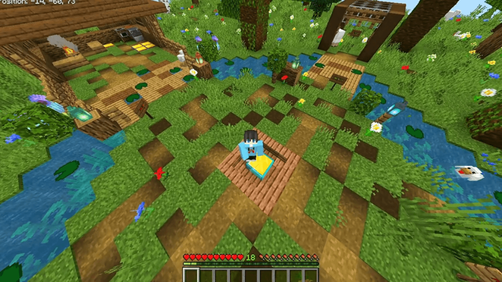 Карта Кристальный бой с ботами Minecraft PE