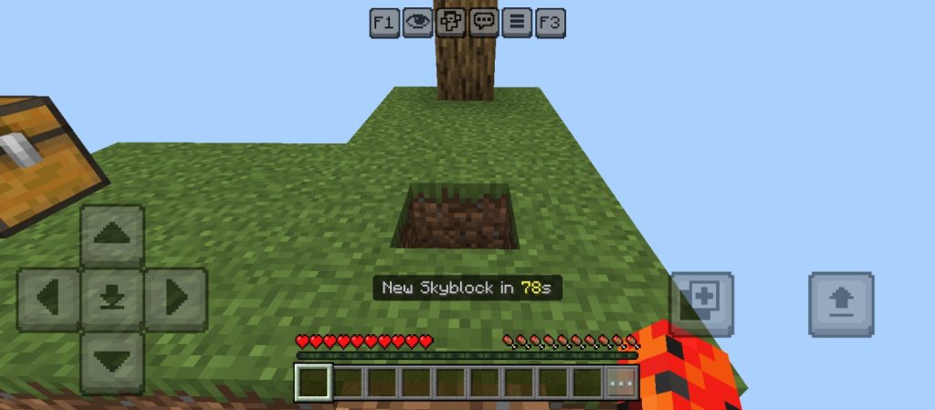 Карта Случайный скайблок Minecraft PE
