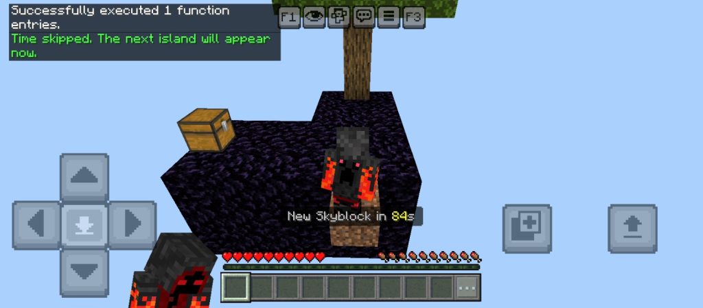 Карта Случайный скайблок Minecraft PE