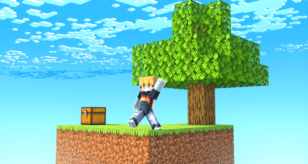 Карта Классический небесный вызов Minecraft PE