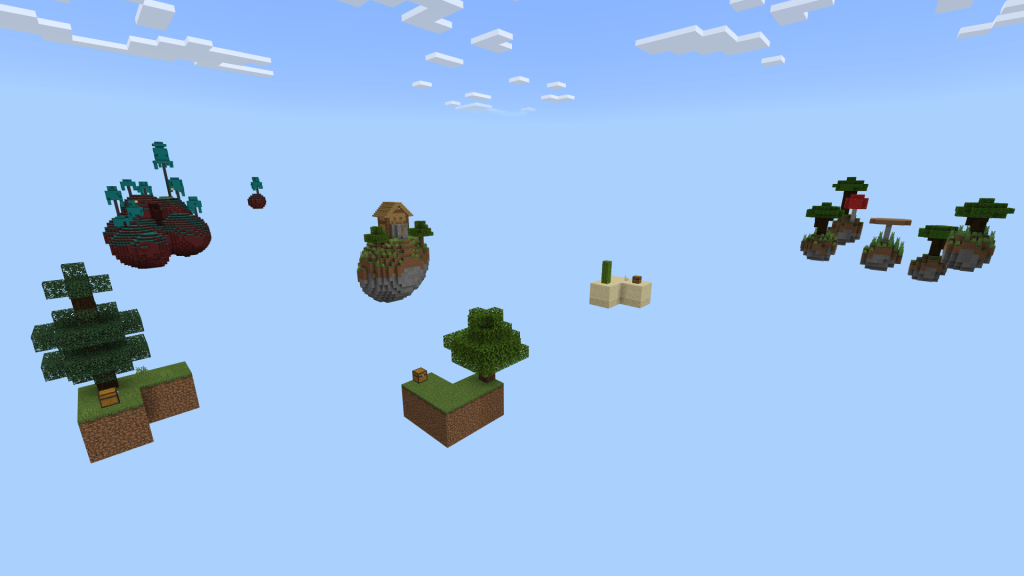 Карта Классический небесный вызов Minecraft PE