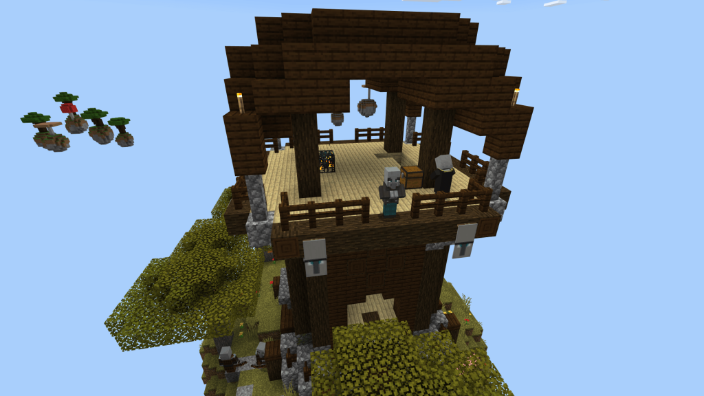 Карта Классический небесный вызов Minecraft PE