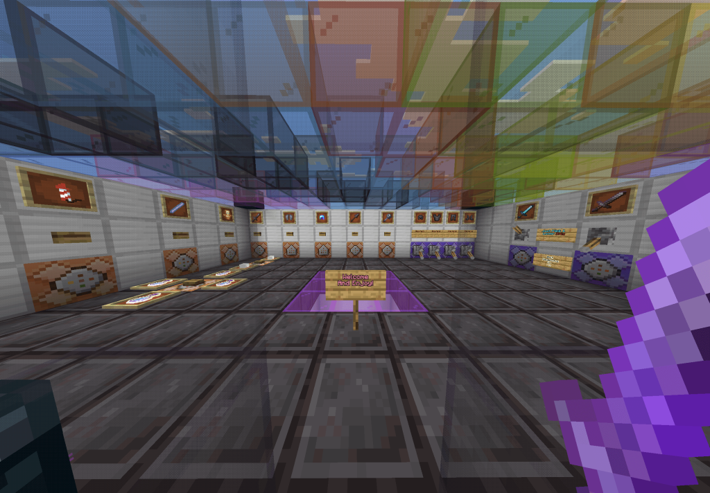 Карта Тренировка с булавой Minecraft PE