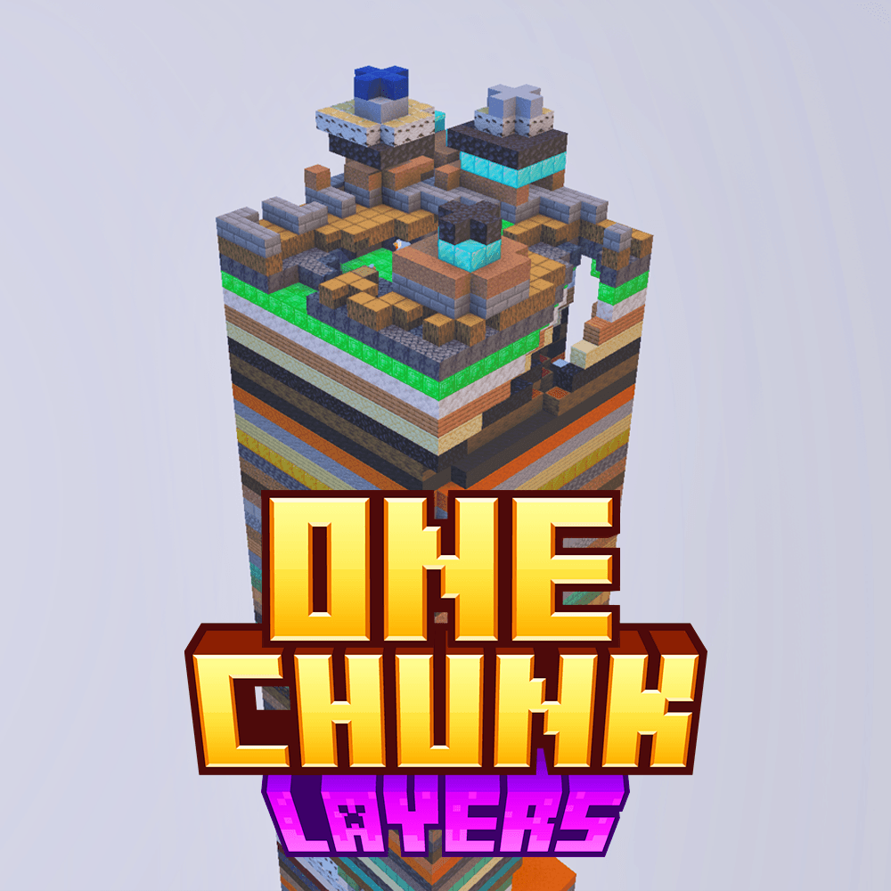 Карта Один чанк: случайные слои Minecraft PE