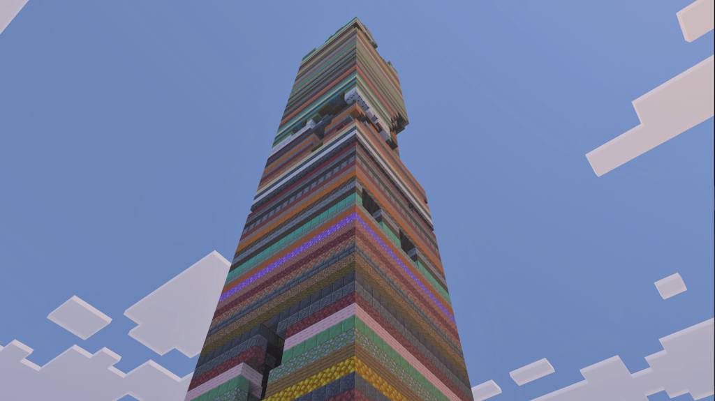 Карта Один чанк: случайные слои Minecraft PE