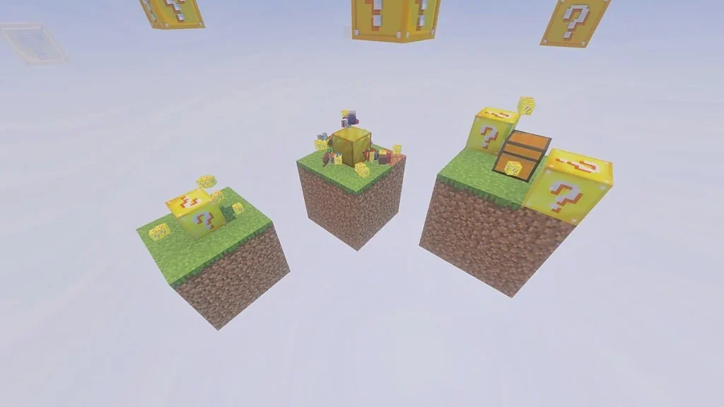 Карта Lucky One Block Challenge Minecraft PE