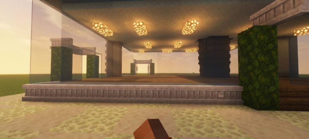 Мод Vitrum: бесшовное стекло Minecraft BE