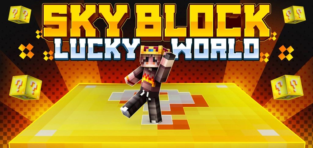 Карта Небесный мир удачи Minecraft PE