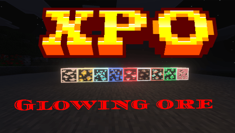 Шейдеры Светящиеся руды XPO Minecraft BE