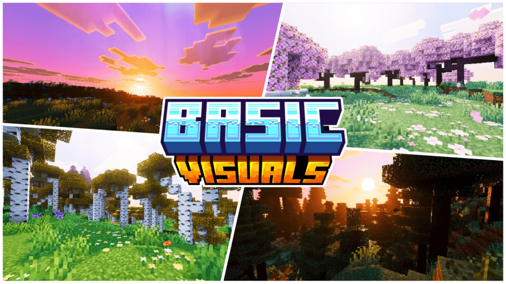 Шейдеры Базовые визуалы Minecraft BE
