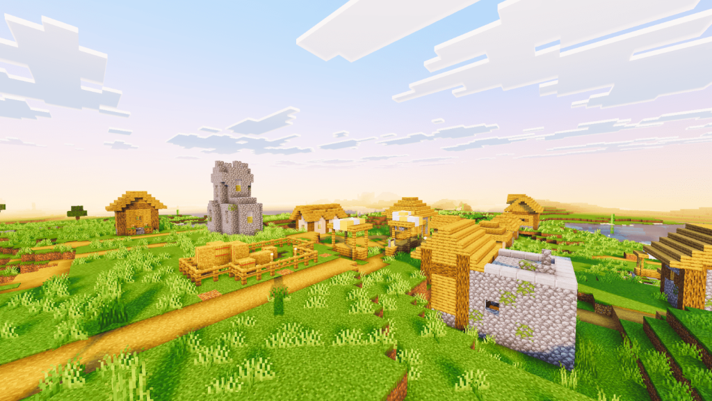 Шейдеры Базовые визуалы Minecraft BE